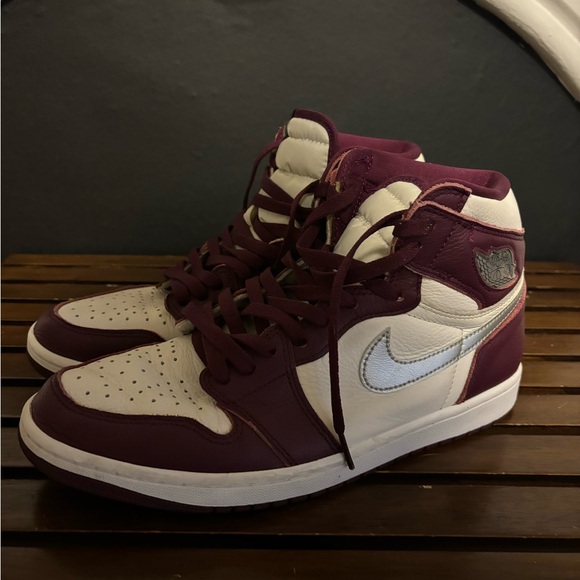 Nike Other - Nike Air Jordan 1 Retro High OG Bordeaux White